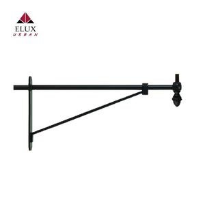 consola para poste de iluminación de acero galvanizado
