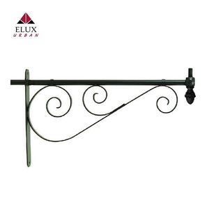 consola para poste de iluminación de acero galvanizado
