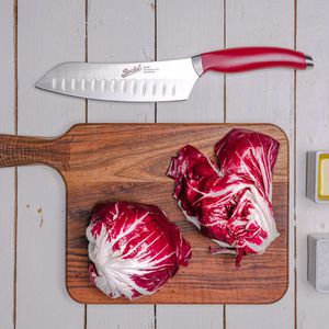 cuchillo de cocina con mango de plástico