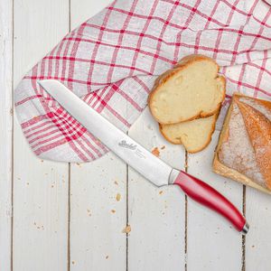 cuchillo para pan con mango de plástico