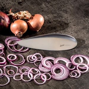 cuchillo de cocina con mango de acero inoxidable