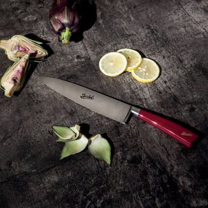 cuchillo de chef con mango de plástico