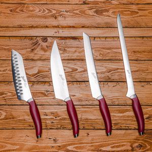 cuchillo de cocina con mango de plástico