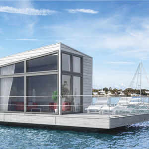 microcasa flotante