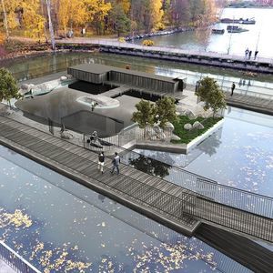 piscina flotante