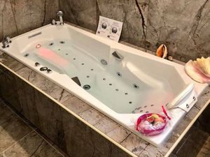 bañera en isla