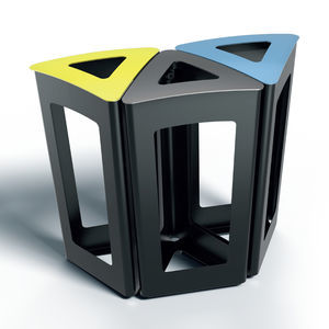 soporte de bolsa de basura público