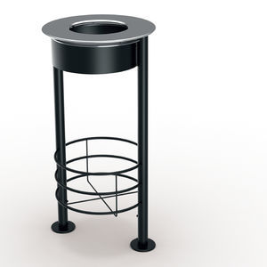 soporte de bolsa de basura público