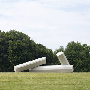 escultura de acero termolacado