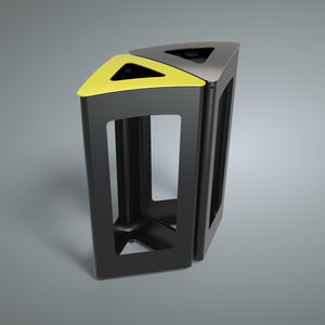 cubo de basura público