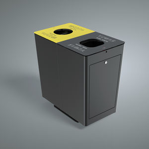 cubo de basura público