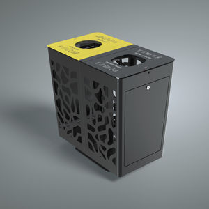 cubo de basura público