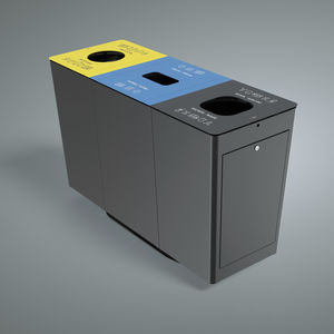 cubo de basura público