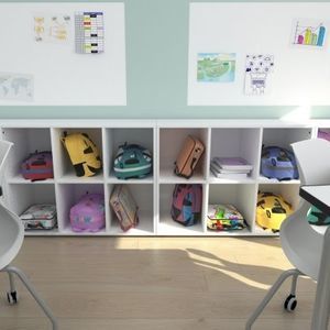 mueble organizador para suelo