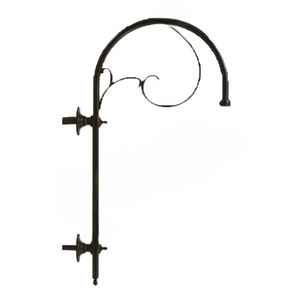 consola para poste de iluminación de hierro galvanizado