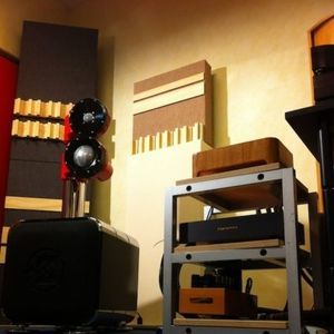 difusor acústico de madera maciza