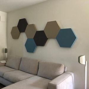 panel de absorción acústica para muro