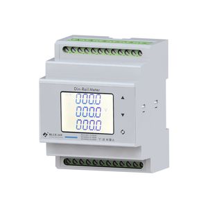contador de energía en riel DIN