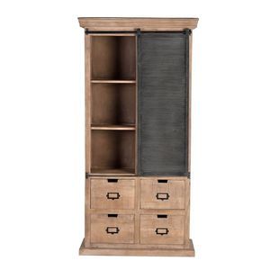 vitrina de estilo industrial