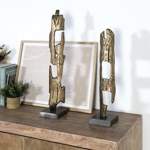 escultura de aluminio