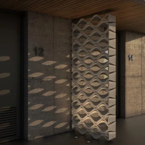 panel decorativo de hormigón