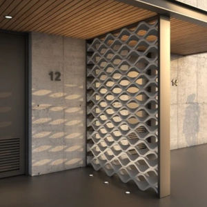 panel decorativo de hormigón