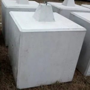 bloque de hormigón macizo