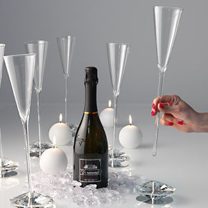 copa de cava de cristal
