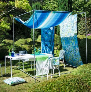 tela de tapicería / para cortinas / para protección solar / con motivos