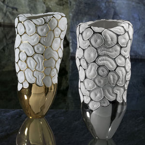 florero contemporáneo / de porcelana