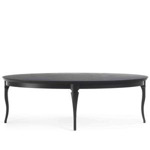 mesa de centro clásica / de madera maciza / de fresno / de chapa de madera