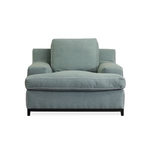 sillón clásico / de tejido / con cojín amovible