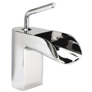 grifo monomando para bañera / en encimera / de metal cromado / de baño