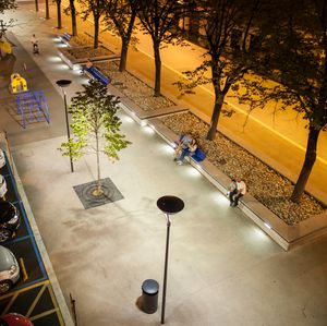 luminaria empotrable de pared / LED / redonda / cuadrada