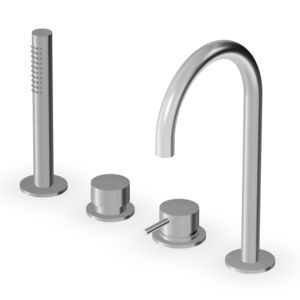 grifo bimando para bañera