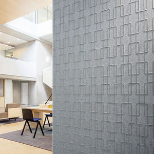 revestimiento de pared de lino / de poliéster / para uso residencial / texturado