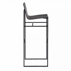 silla de bar contemporánea / de roble / de contrachapado / de acero