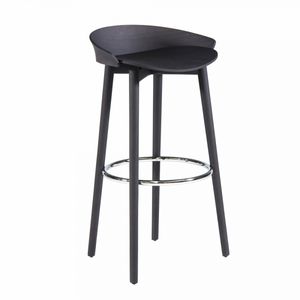 taburete de bar contemporáneo / de haya / de contrachapado / de madera maciza