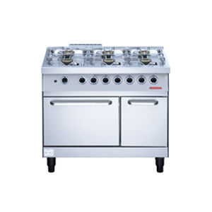 cocina con horno de gas / profesional