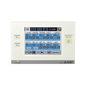panel de control para sistema domótico