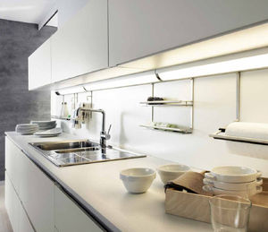 luminaria fluorescente / lineal / para mueble
