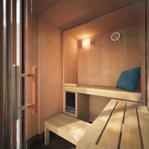 sauna para uso residencial