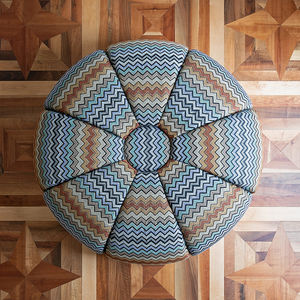 tela de tapicería / de rayas / impresa / Jacquard