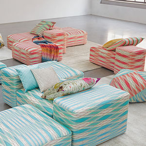 tela de tapicería / con motivos geométricos / multicolor / de Trevira CS®