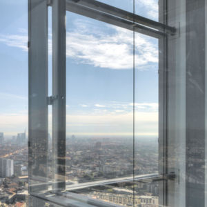 panel de vidrio laminado