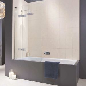 mampara de bañera plegable