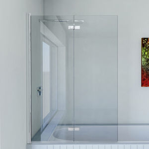 mampara de bañera plegable
