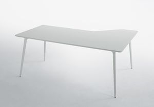 escritorio de MDF / de aluminio / contemporáneo / para sala de espera