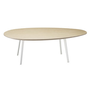mesa de centro moderna / de MDF / de contrachapado / de acero