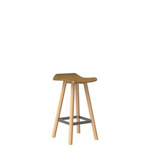 taburete de bar contemporáneo / de roble / de haya / de contrachapado